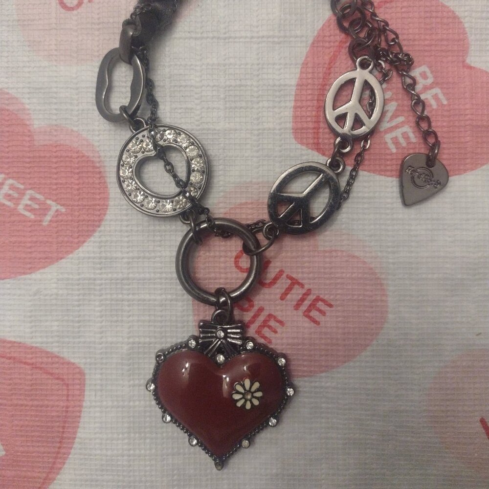 Hard Rock bracelet with charms